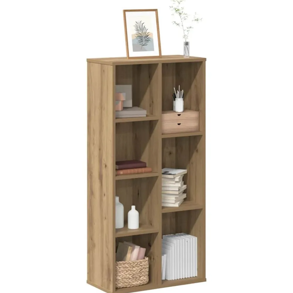 vidaXL Estantería de madera de ingeniería artesano 50x25x105 cm Roble Hot