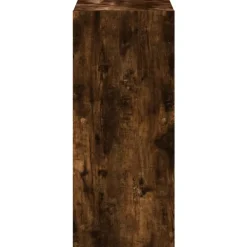 vidaXL Estantería de madera de ingeniería 68,5x32x75 cm Roble ahumado New