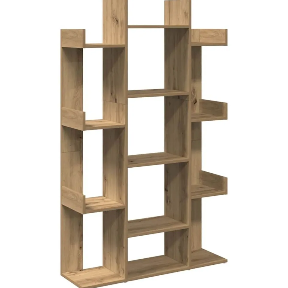 vidaXL Estantería de madera de ingeniería 86x25,5x140 cm Roble artisan Sale