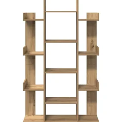 vidaXL Estantería de madera de ingeniería 86x25,5x140 cm Roble artisan Sale