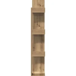 vidaXL Estantería de madera de ingeniería 86x25,5x140 cm Roble artisan Sale