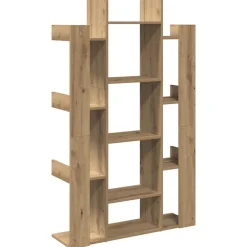 vidaXL Estantería de madera de ingeniería 86x25,5x140 cm Roble artisan Sale