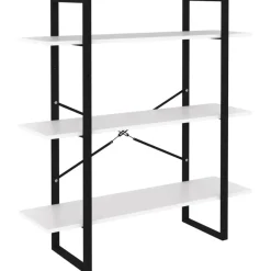 vidaXL Estanterías-Estantería de madera contrachapada 100x30x105 cm