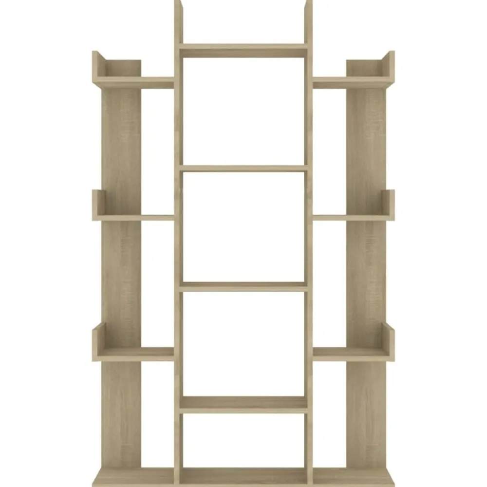 vidaXL Estantería de madera de ingeniería 86x25,5x140 cm Roble Sonoma Best
