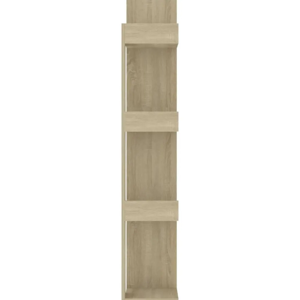vidaXL Estantería de madera de ingeniería 86x25,5x140 cm Roble Sonoma Best