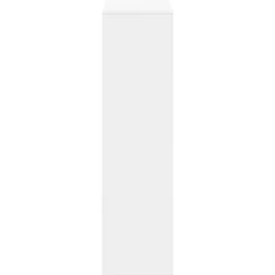 vidaXL Estanterías-Estantería de madera de ingeniería blanca 100x33x125,5 cm