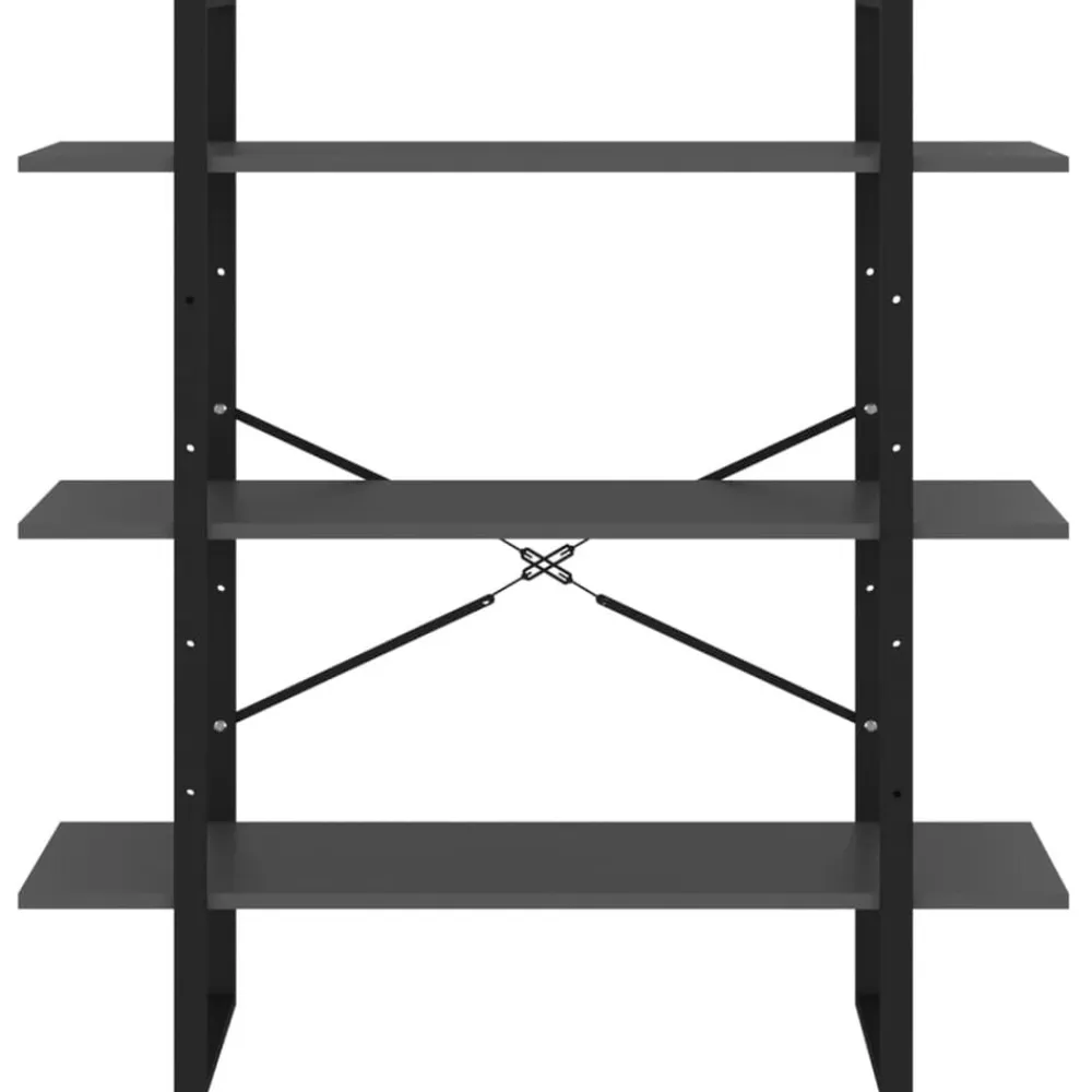 vidaXL Estanterías-Estantería de madera contrachapada 100x30x105 cm
