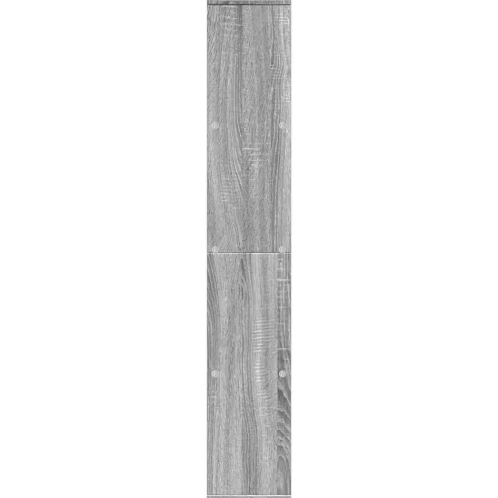 vidaXL Estanterías-Estantería de madera de ingeniería 60x20x120,5 cm
