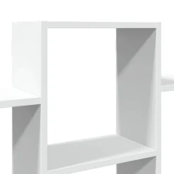 vidaXL Estantería de pared madera de ingeniería blanca 159x18x66 cm Blanco New