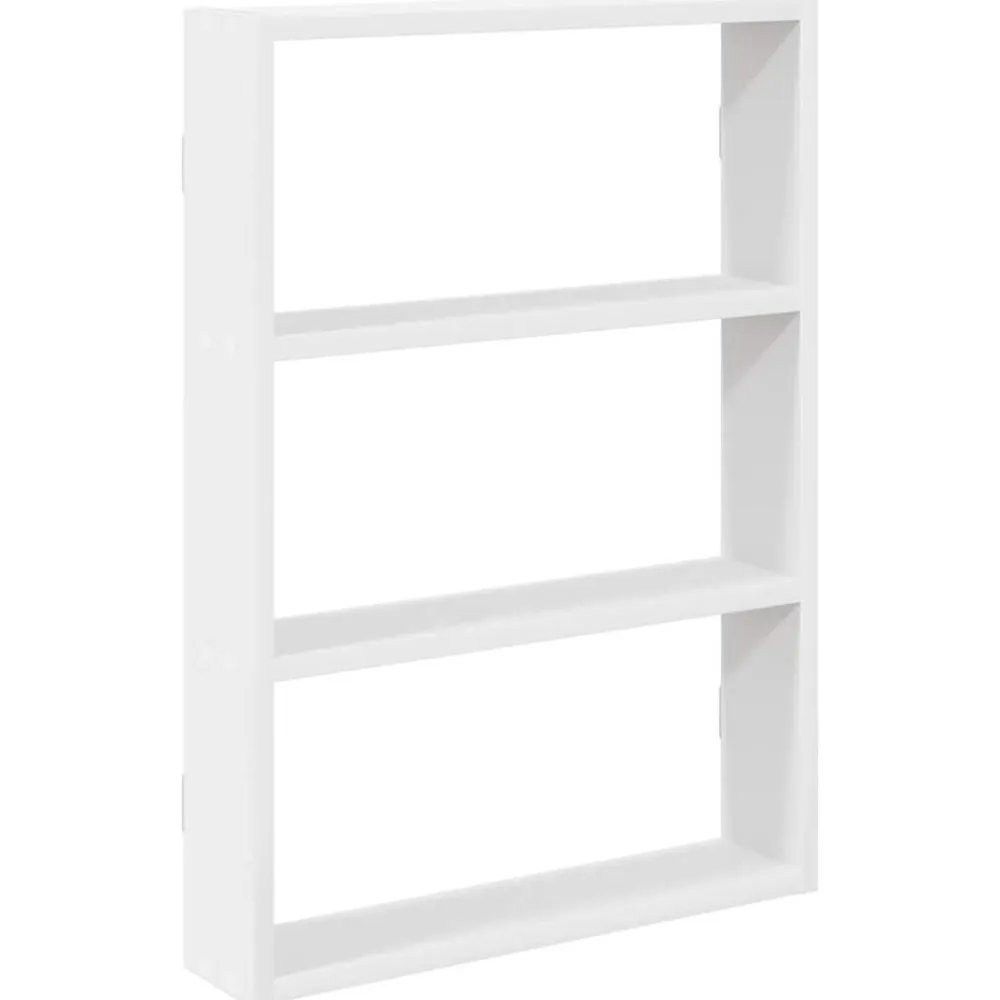 vidaXL Estantería de pared madera de ingeniería blanca 43x9x60 cm Blanco Hot
