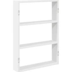 vidaXL Estantería de pared madera de ingeniería blanca 43x9x60 cm Blanco Hot