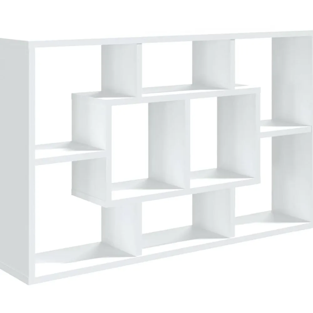 vidaXL Armarios Y Almacenamiento-Estantería de pared madera de ingeniería 85x16x52,5 cm