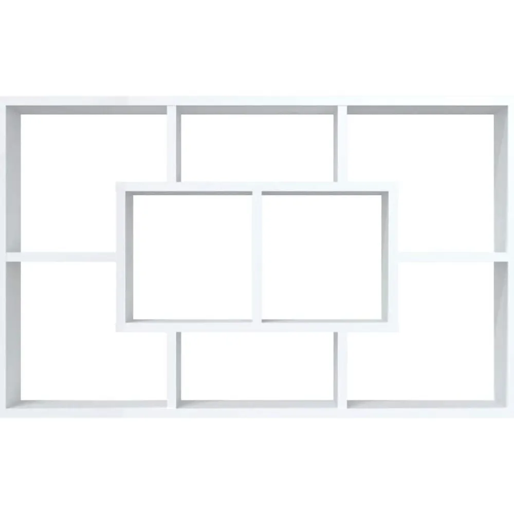 vidaXL Armarios Y Almacenamiento-Estantería de pared madera de ingeniería 85x16x52,5 cm