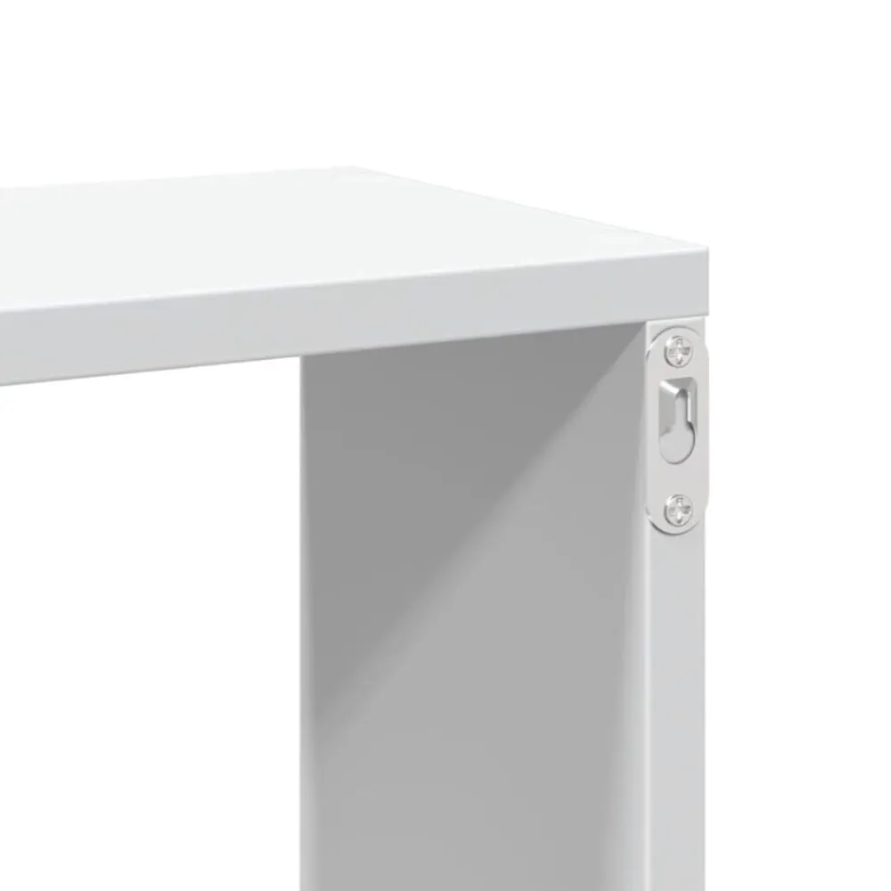 vidaXL Estantería de pared madera ingeniería blanca 167,5x18x68 cm Blanco Clearance