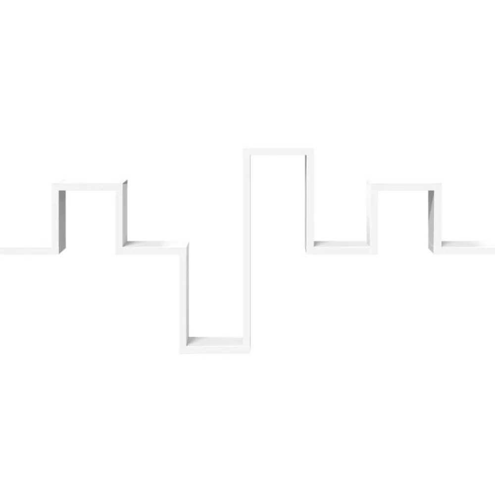 vidaXL Estanterías-Estantería de pared madera de ingeniería 104,5x10x43 cm