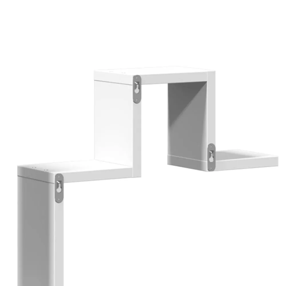 vidaXL Estanterías-Estantería de pared madera de ingeniería 104,5x10x43 cm
