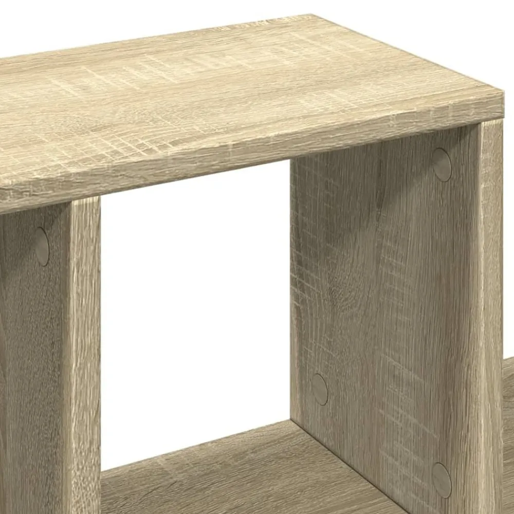 vidaXL Estanterías-Estantería de pared madera ingeniería 100x20x53 cm