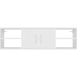 vidaXL Estanterías-Estantería de pared madera contrachapada 102x30x29 cm