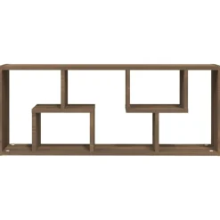 vidaXL Estantería de pared madera ingeniería marrón roble 36x16x90 cm Marrón roble Best
