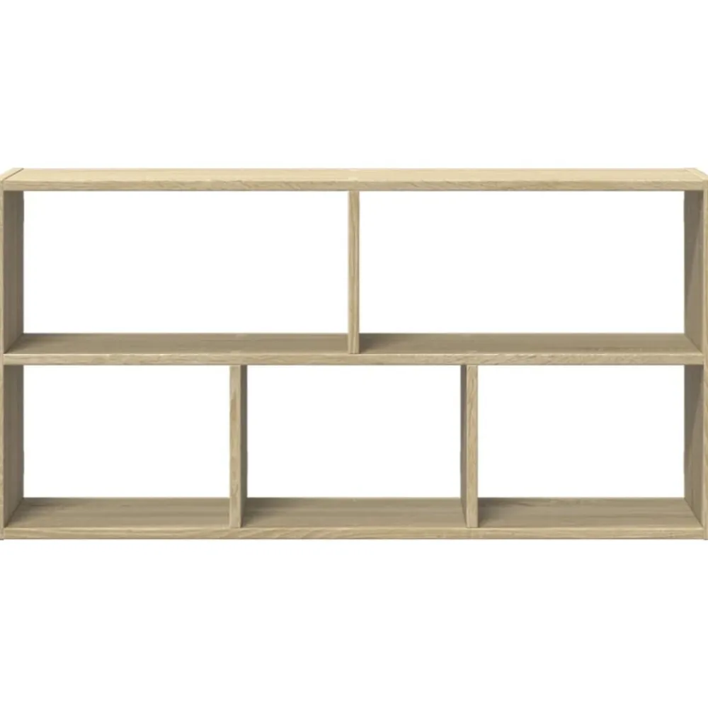 vidaXL Estanterías-Estantería de pared madera ingeniería 100x25x50 cm