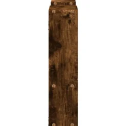 vidaXL Estantería de pared madera ingeniería 99x15x60 cm Roble ahumado Sale