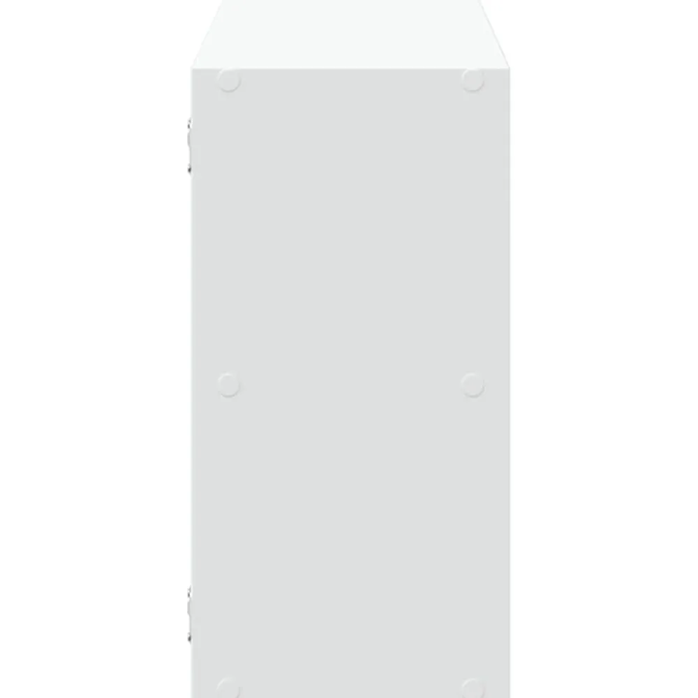 vidaXL Estantería de pared madera ingeniería blanca 100x25x50 cm Blanco Outlet