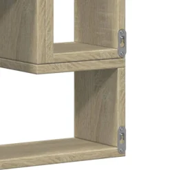 vidaXL Estantería de pared madera ingeniería 96x12x64 cm Roble Sonoma New