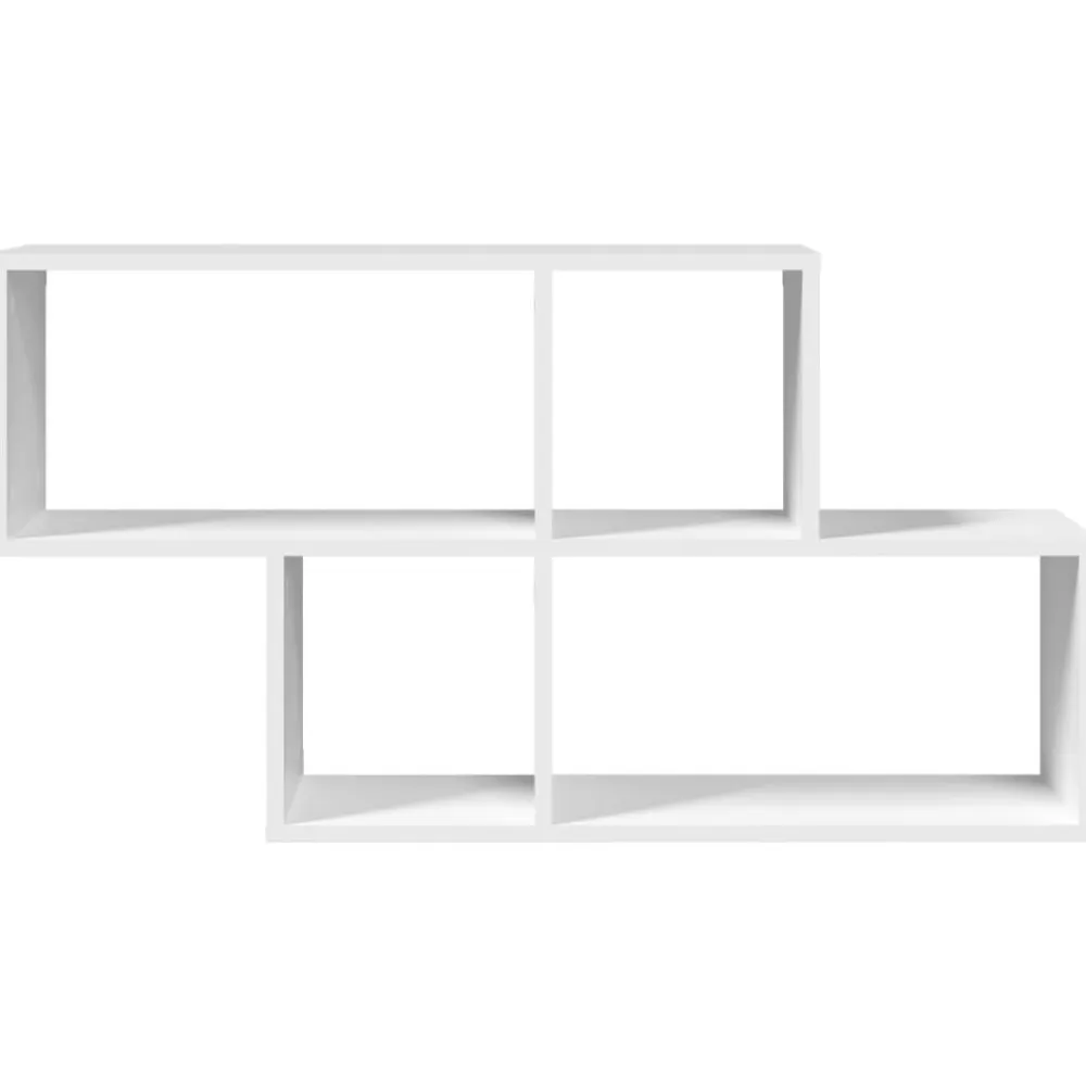 vidaXL Estanterías-Estantería de pared madera ingeniería 100x20x53 cm