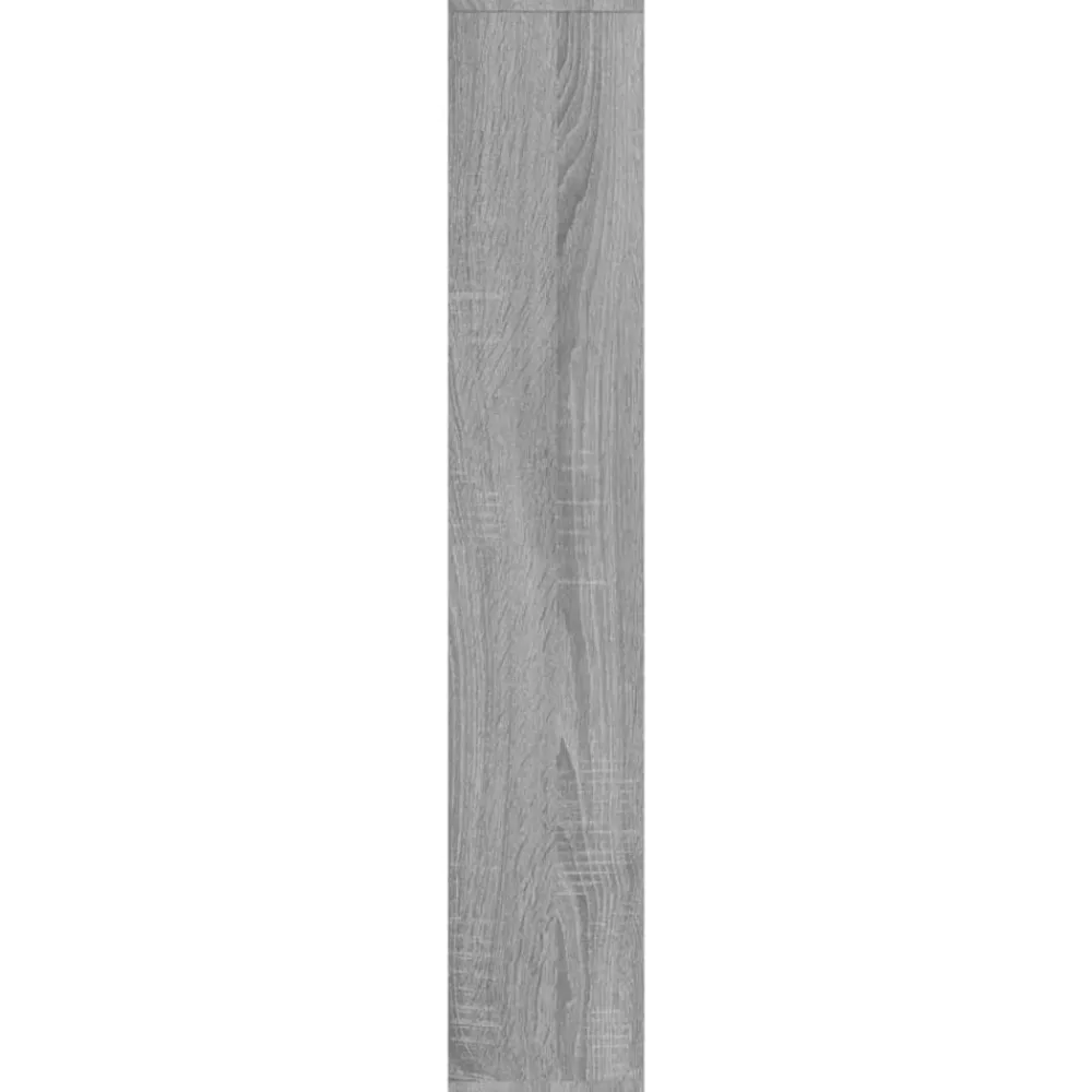 vidaXL Estantería de pared madera de ingeniería 36x16x90cm Gris sonoma Clearance