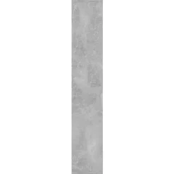 vidaXL Estantería de pared contrachapada gris hormigón 36x16x90 cm Gris hormigón Outlet