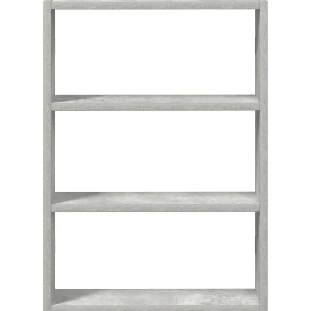 vidaXL Estanterías-Estantería de pared madera ingeniería gris hormigón 43x9x60 cm
