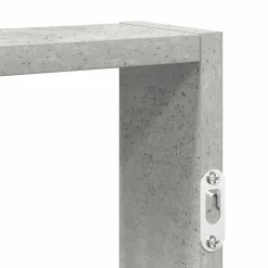 vidaXL Estanterías-Estantería de pared madera ingeniería gris hormigón 43x9x60 cm