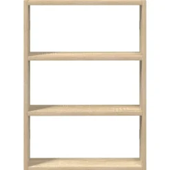 vidaXL Estantería de pared madera ingeniería 43x9x60 cm Roble Sonoma