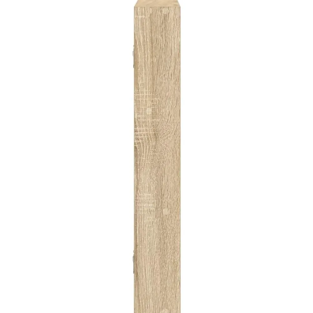 vidaXL Estantería de pared madera ingeniería 43x9x60 cm Roble Sonoma