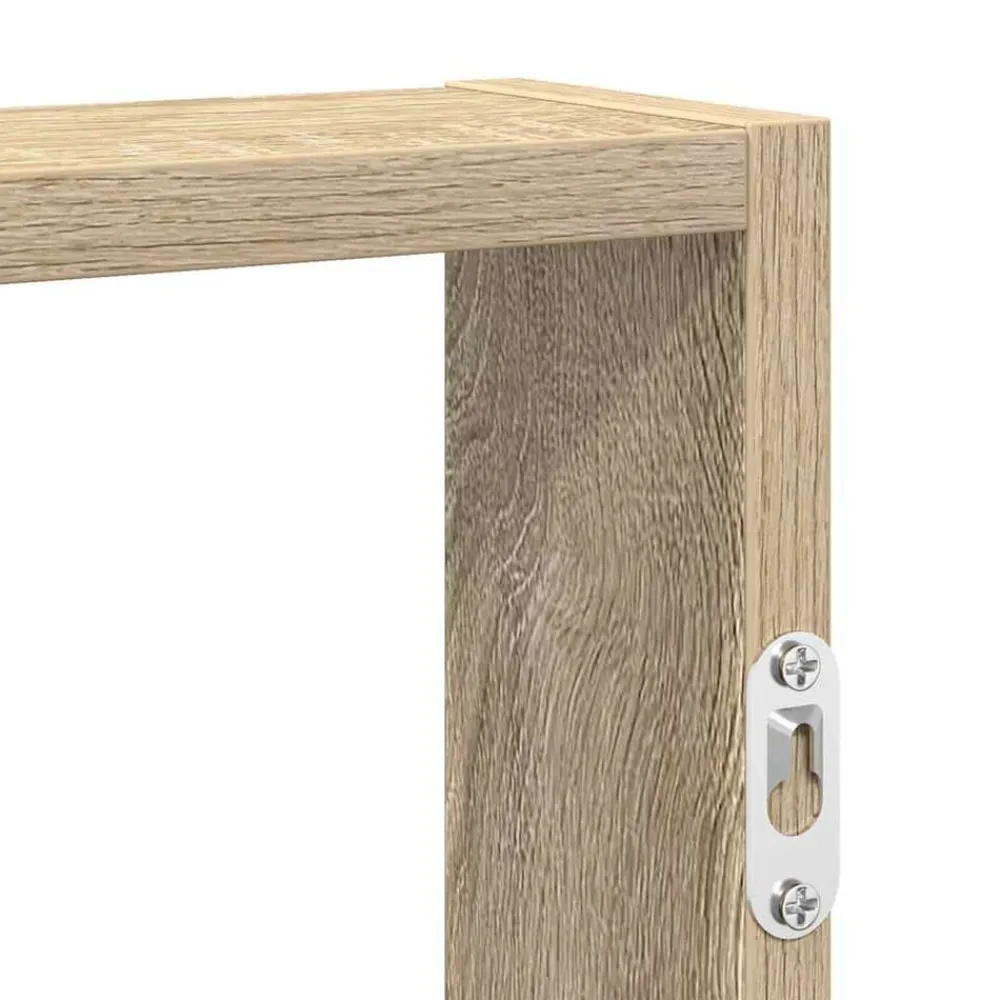 vidaXL Estantería de pared madera ingeniería 43x9x60 cm Roble Sonoma