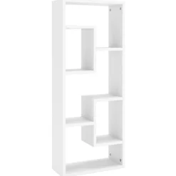 vidaXL Estanterías-Estantería de pared madera contrachapada 36x16x90 cm