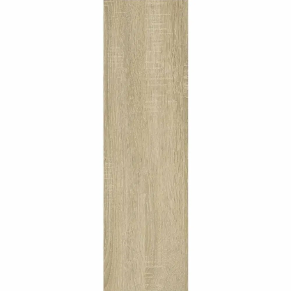 vidaXL Estantería de pared madera contrachapada color roble 75x16x55cm Roble Sonoma