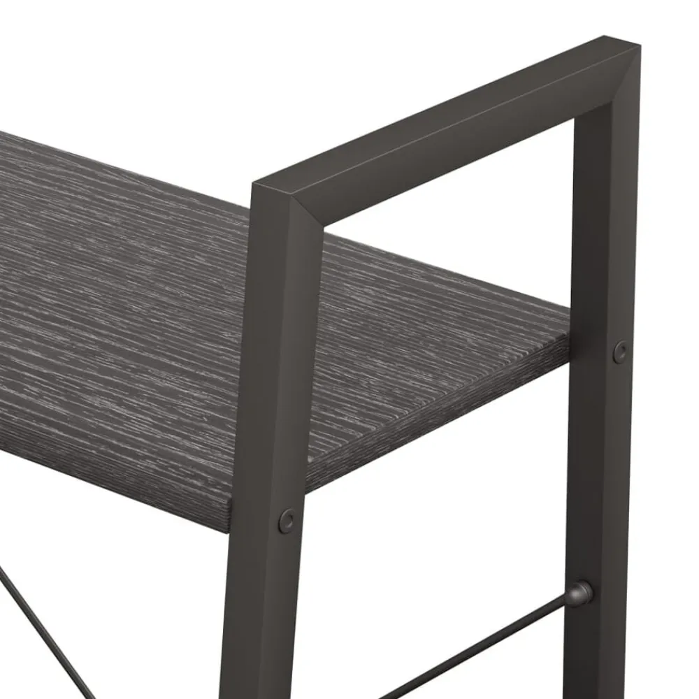 vidaXL Estantería de pie 3 baldas negra 56x35x108 cm Negro Outlet