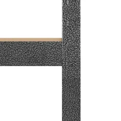 vidaXL Almacenamiento Industrial-Estantería esquina resistente 5 niveles acero y contrachapada