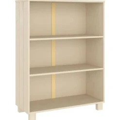 vidaXL Estanterías-Estantería HAMAR madera pino maciza marrón miel 85x35x112 cm
