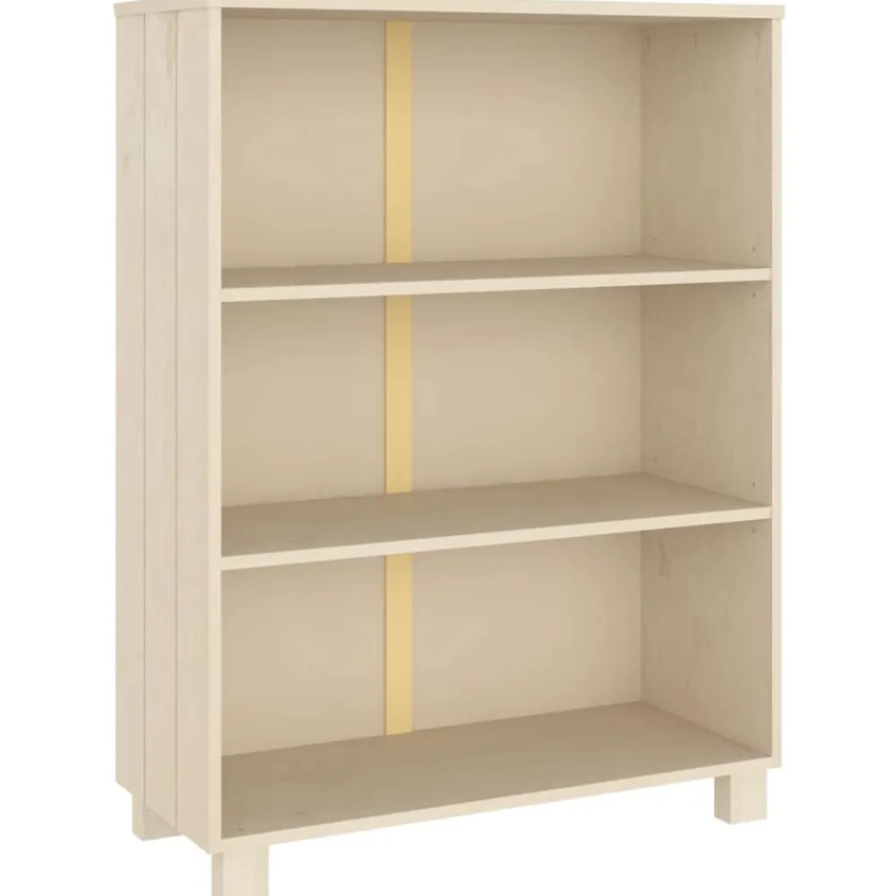vidaXL Estanterías-Estantería HAMAR madera pino maciza marrón miel 85x35x112 cm