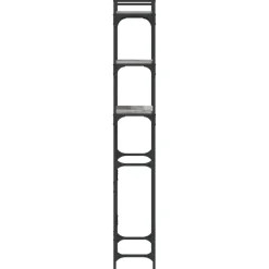 vidaXL Estantería lavadora madera ingeniería 67x25x163 cm Gris sonoma Discount