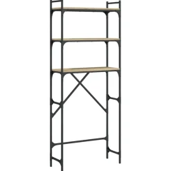 vidaXL Estantería lavadora madera ingeniería 67x25x163 cm Roble Sonoma Sale