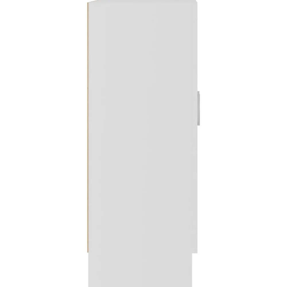 vidaXL Estantería librería madera contrachapada 82,5x30,5x80 cm Blanco Hot