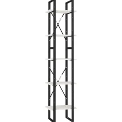 vidaXL Estantería librería 5 niveles madera de pino 40x30x175cm Blanco Online