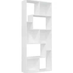 vidaXL Estantería librería madera contrachapada 67x24x161 cm Blanco Sale