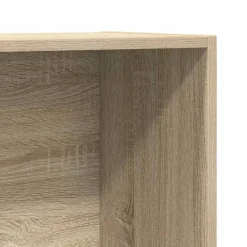 vidaXL Estanterías-Estantería libros/mueble TV contrachapada roble 36x30x114 cm