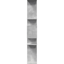 vidaXL Estantería madera contrachapada gris hormigón 92x29x188 cm Gris hormig&oacute;n Best