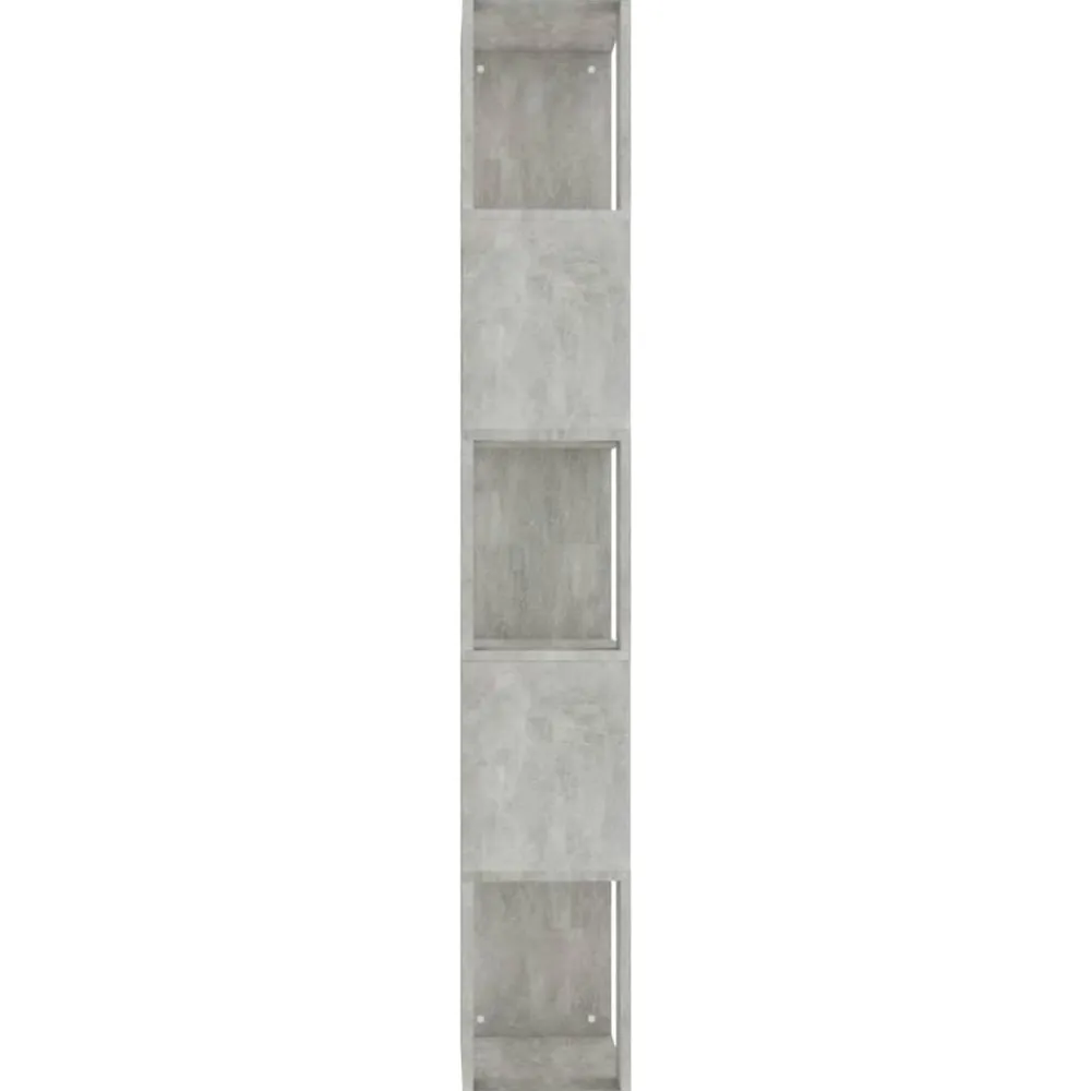 vidaXL Estantería madera contrachapada gris hormigón 45x24x159cm Gris hormigón Clearance