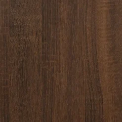 vidaXL Estanterías-Estantería madera contrachapada marrón roble 97,5x29,5x100 cm